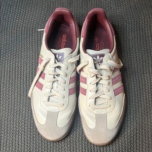Adidas Samba OG Maroon & Beige Shoes